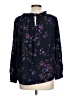 Time and Tru Black Long Sleeve Blouse Size L - photo 2