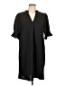 Unbranded 100% Polyester Solid Black Casual Dress Size L - photo 1