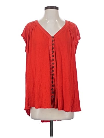 Free People Short Sleeve Blouse (view 1)