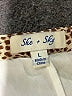 She + Sky 100% Polyester Animal Print Gold Casual Pants Size L - photo 4