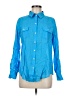 Old Navy Blue Long Sleeve Button-Down Shirt Size M - photo 1