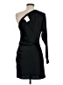 BHLDN 100% Polyester Solid Black Cocktail Dress Size 2 - photo 2