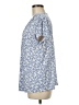 Croft & Barrow Blue Short Sleeve Blouse Size M - photo 5