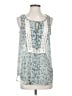 Black Rainn 100% Polyester Teal Sleeveless Blouse Size S - photo 1