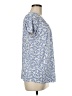 Croft & Barrow Blue Short Sleeve Blouse Size M - photo 4