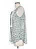 Black Rainn 100% Polyester Teal Sleeveless Blouse Size S - photo 5