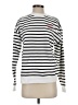 Être Cécile 100% Cotton Stripes White Pullover Sweater Size S - photo 1
