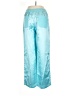 Suzanne Somers 100% Polyester Color Block Blue Track Pants Size L - photo 2