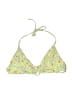 Unbranded Floral Yellow Swimsuit Top Size M - photo 1
