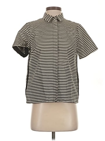 Lafayette 148 New York Short Sleeve Top (view 1)