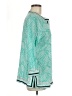 Talbots 100% Cotton Teal 3/4 Sleeve Blouse Size M - photo 4