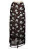 Express Floral Brown Casual Skirt Size 11 - 12 - photo 1
