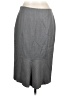 Carlisle Chevron-herringbone Gray Wool Skirt Size 12 - photo 2