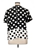 Daniel Rainn Polka Dots Black Short Sleeve Blouse Size XL - photo 2