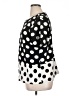 Daniel Rainn Polka Dots Black Short Sleeve Blouse Size XL - photo 5