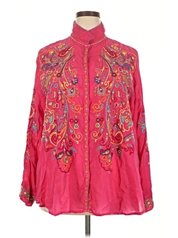 Johnny Was Long Sleeve Button-Down Shirt (view 1)