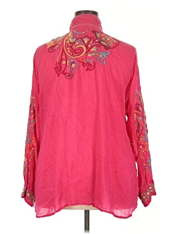 Johnny Was Long Sleeve Button-Down Shirt (view 2)