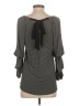 Eyeshadow Gray 3/4 Sleeve Top Size S - photo 2