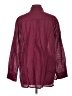 Unbranded Color Block Burgundy 3/4 Sleeve Button-Down Shirt Size L - photo 2