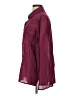 Unbranded Color Block Burgundy 3/4 Sleeve Button-Down Shirt Size L - photo 5