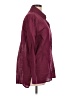 Unbranded Color Block Burgundy 3/4 Sleeve Button-Down Shirt Size L - photo 4