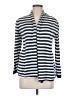 Heather B 100% Cotton Blue Cardigan Size M - photo 1