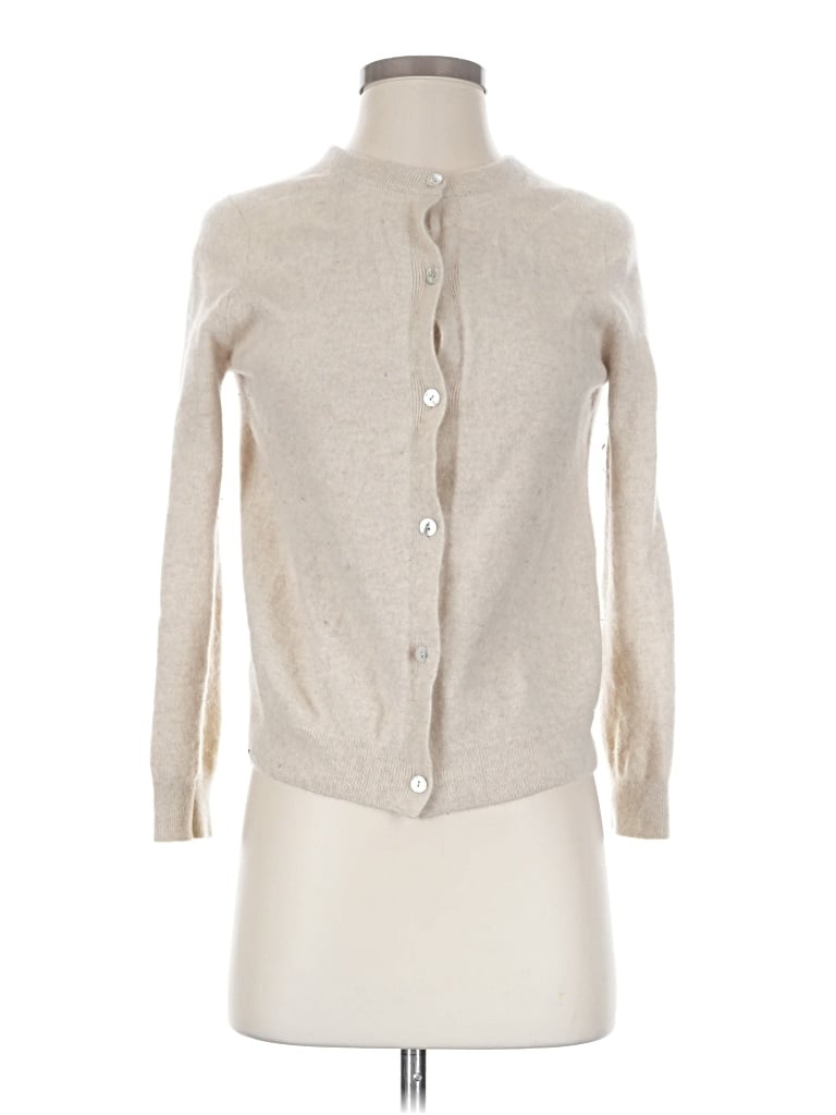 Pre-owned Unbranded Cardigan Sweater In Tan