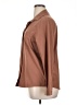 Stylus Brown Long Sleeve Blouse Size XL - photo 5