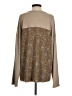 GiGio 100% Polyester Tweed Brown Long Sleeve T-Shirt Size S - photo 2