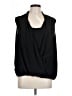 BCBGMAXAZRIA 100% Polyester Black Sleeveless Blouse Size L - photo 1
