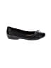 Clarks 100% Leather Black Flats Size 8 - photo 1