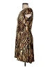 MSK Animal Print Brown Cocktail Dress Size M (petite) - photo 5