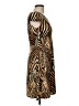 MSK Animal Print Brown Cocktail Dress Size M (petite) - photo 4