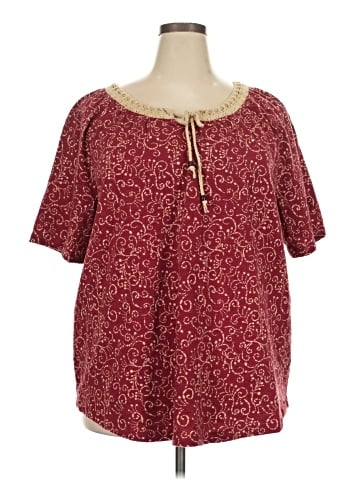 Liz & Me for Catherines Short Sleeve Blouse (view 1)