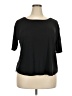 Cuddl Duds Black Short Sleeve Top Size 2X (petite) - photo 1