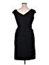 JS Collections Chevron-herringbone Black Cocktail Dress Size 14 - photo 2