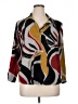 MULTIPLES Color Block Burgundy 3/4 Sleeve Blouse Size XL - photo 1
