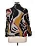 MULTIPLES Color Block Burgundy 3/4 Sleeve Blouse Size XL - photo 2