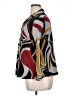 MULTIPLES Color Block Burgundy 3/4 Sleeve Blouse Size XL - photo 5