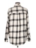 Gap Plaid Silver Long Sleeve Blouse Size M - photo 2