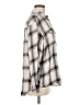 Gap Plaid Silver Long Sleeve Blouse Size M - photo 4