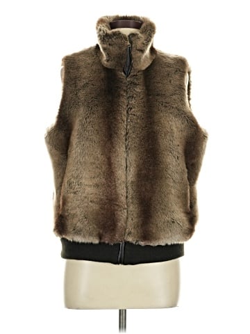 Coldwater Creek Faux Fur Vest (view 1)