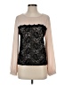 XXI 100% Polyester Black Long Sleeve Blouse Size S - photo 1