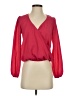 Lovers + Friends 100% Polyester Red 3/4 Sleeve Blouse Size XS - photo 1