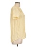 Tantrums Yellow Short Sleeve Blouse Size L - photo 4