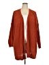 Terra & Sky 100% Polyester Orange Cardigan Size 4X - photo 1