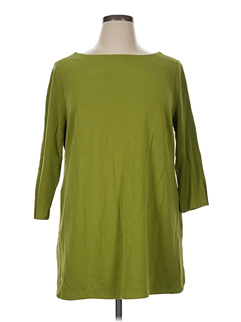 Pre-owned Jjill Casual Dress In Green