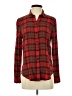 Lucky Brand Plaid Red Long Sleeve Button-Down Shirt Size S - photo 1