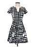 Soprano Graphic Black Cocktail Dress Size S - photo 1