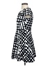Soprano Graphic Black Cocktail Dress Size S - photo 5